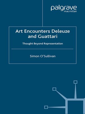 cover image of Art Encounters Deleuze and Guattari